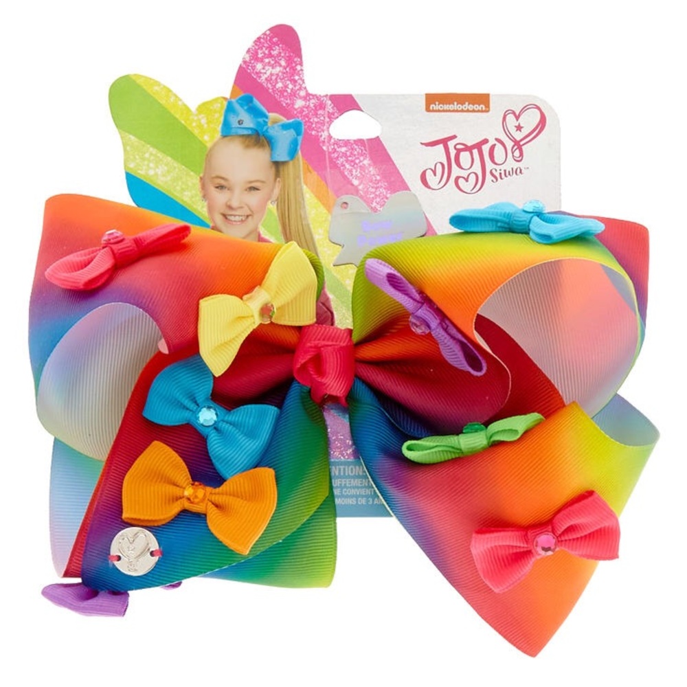 JoJo Siwa™ Large Rainbow Bow Power Hair Bow